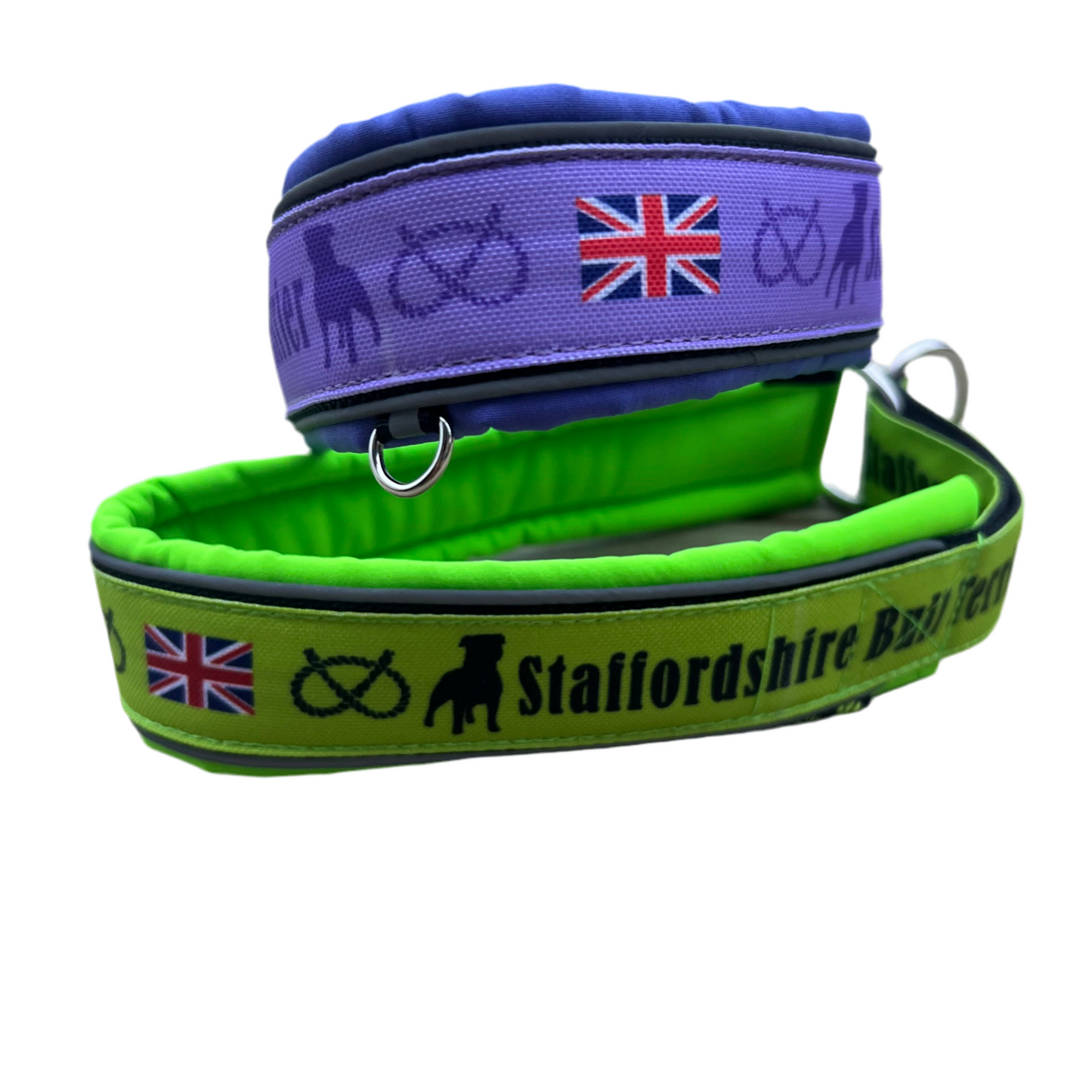 Lime Green Soft Martingale Collar