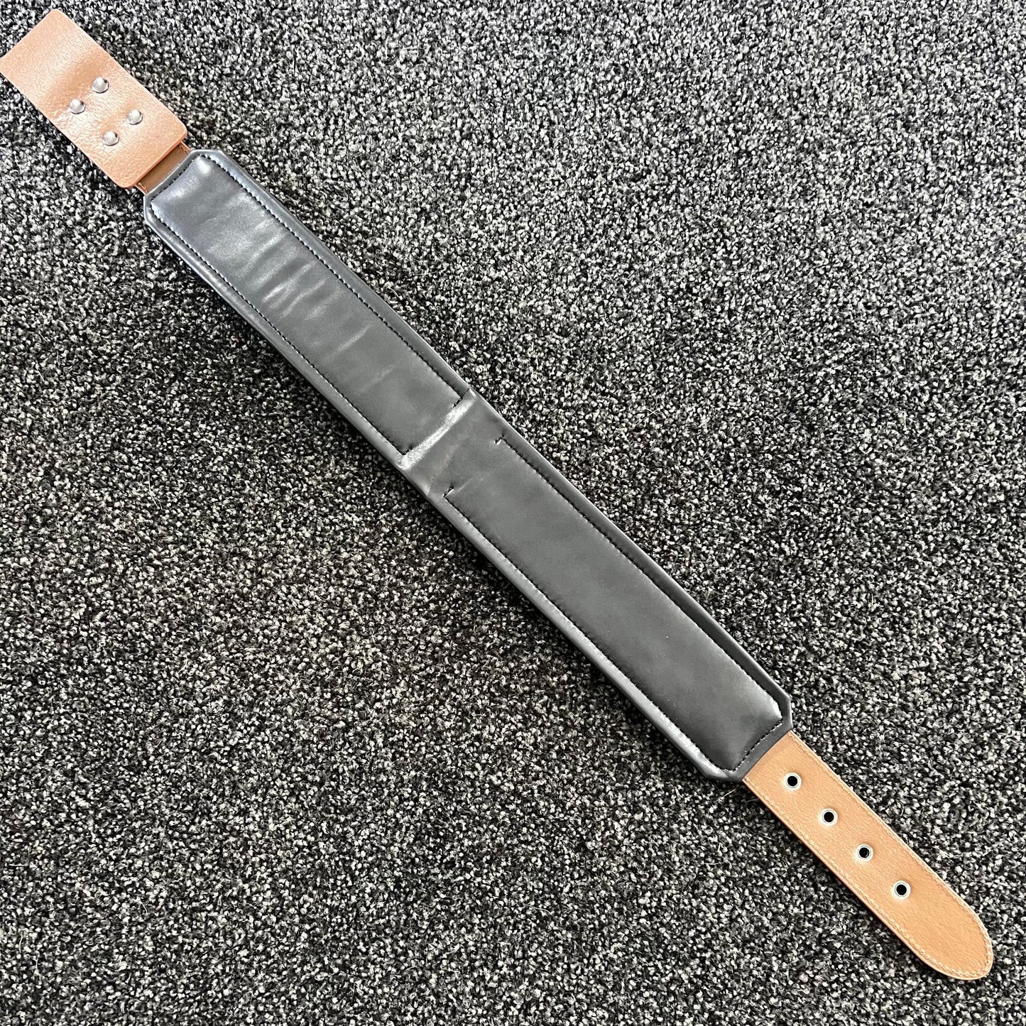 Studded Spiked, Heavy duty Leather Padded Collar 57-66cm