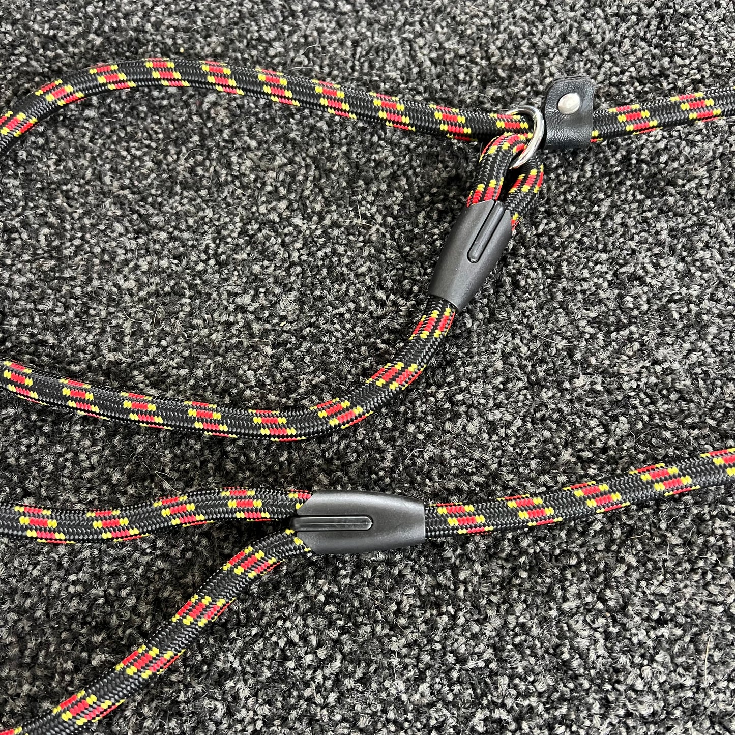 Slip Leash 130cm Black/Red/Yellow