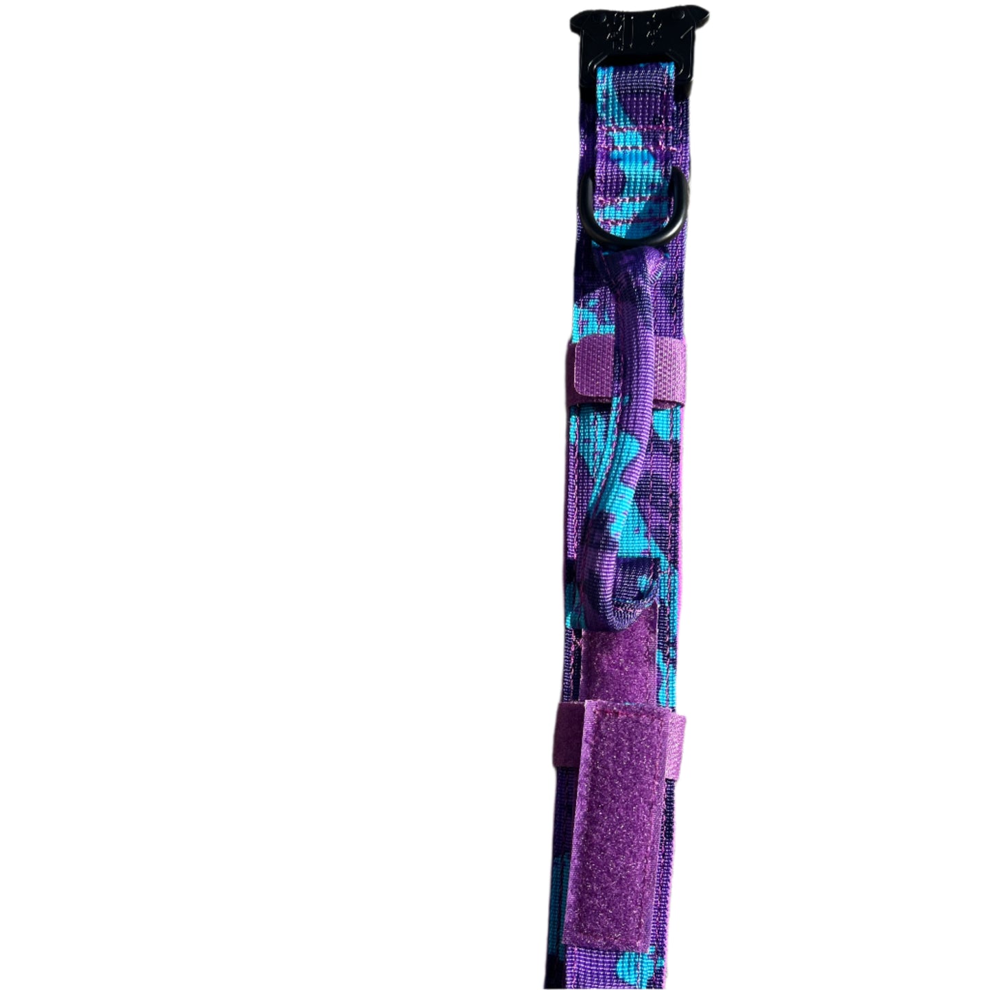 Blurple Tactical Nylon Collar with Handle