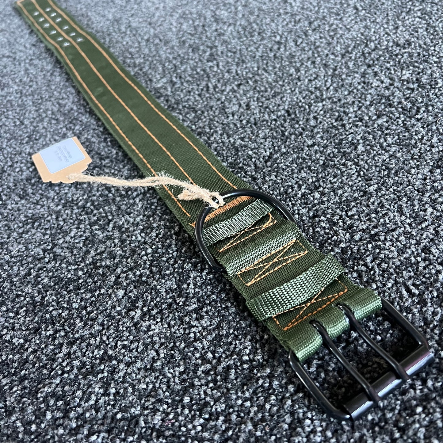 Green / Orange Stitch Tactical Collar 40-60cm