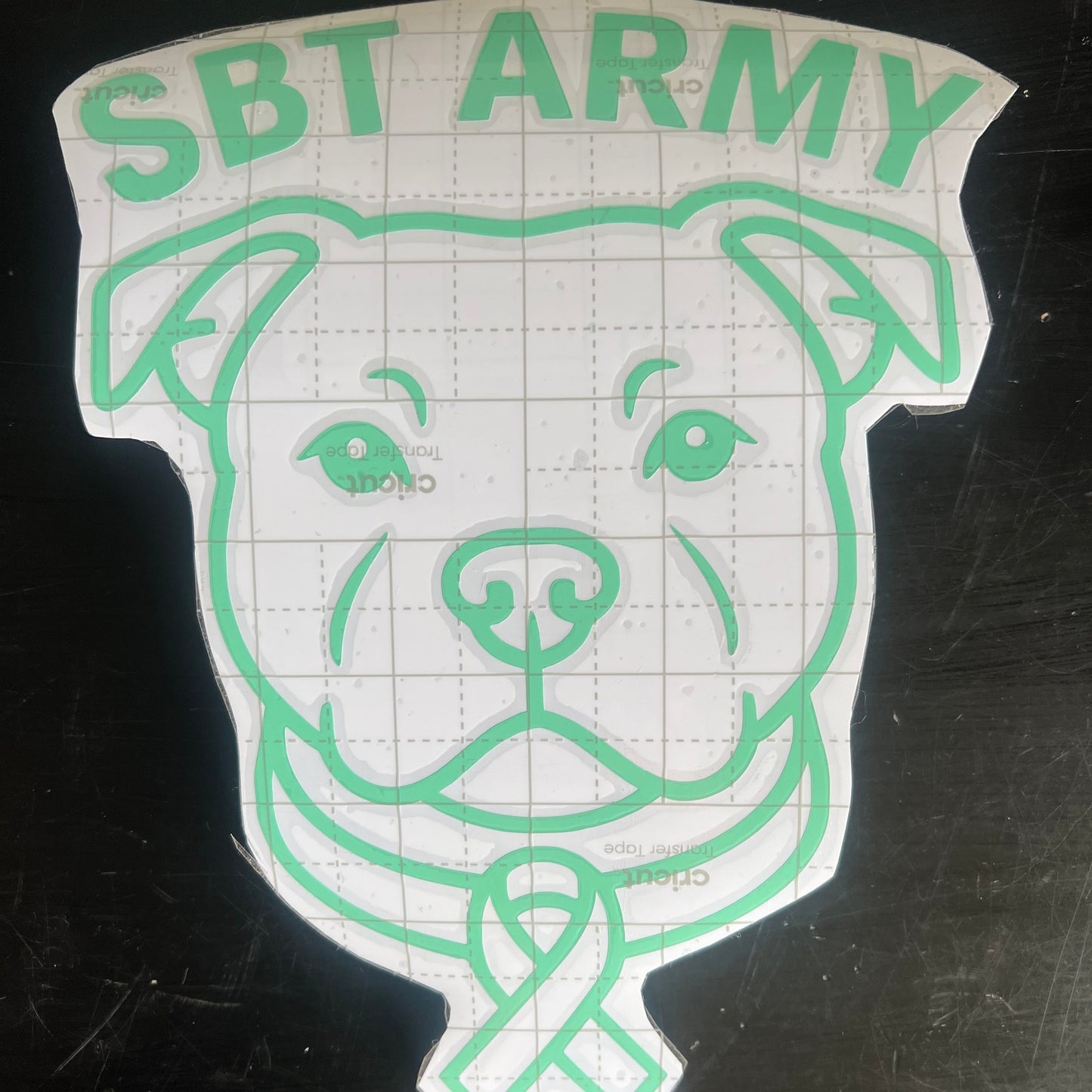 Staffy, Staffordshire Bull Terrier, SBT, Show Collar, Staffie, SBT Army SBT Army Decal, Stafford Decal, Staffordshire Bull Terrier Decal