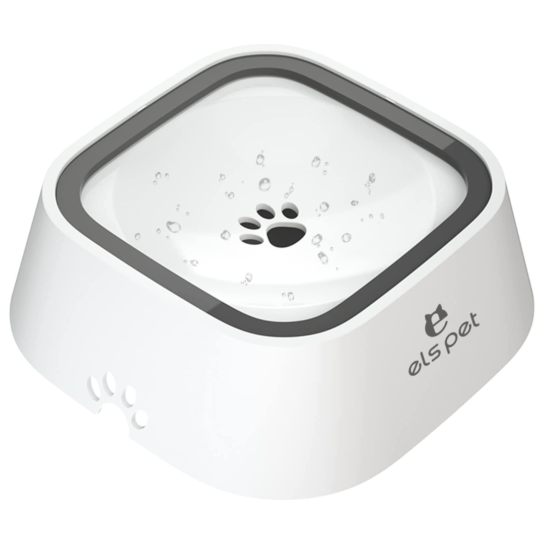 Pet Water Bowl No-Spill Carried Floating Slow Water Feeder