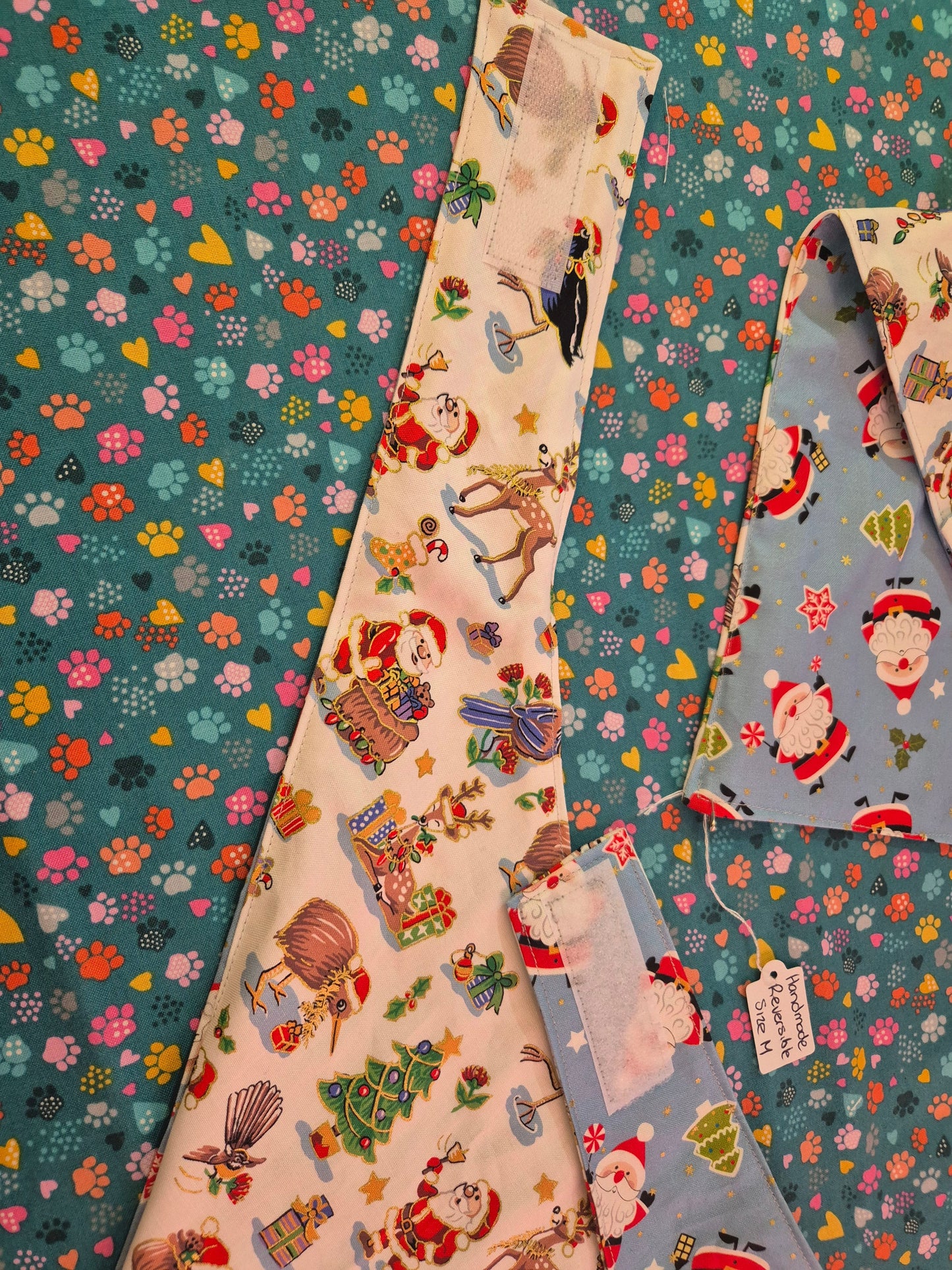 Kash's Closet - Dog Bandana - Reversible Xmas