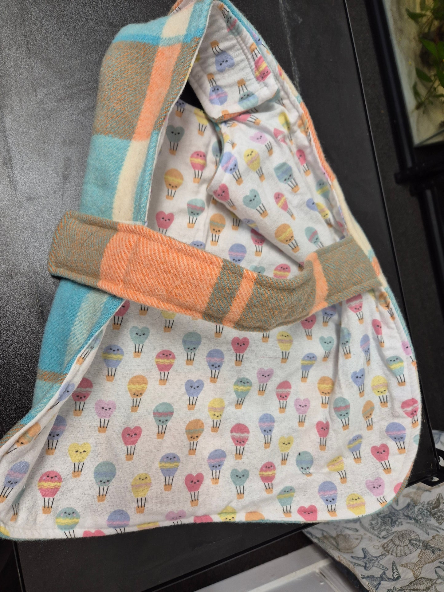 Recycled Wool Blanket Dog Coat 41 cm #76