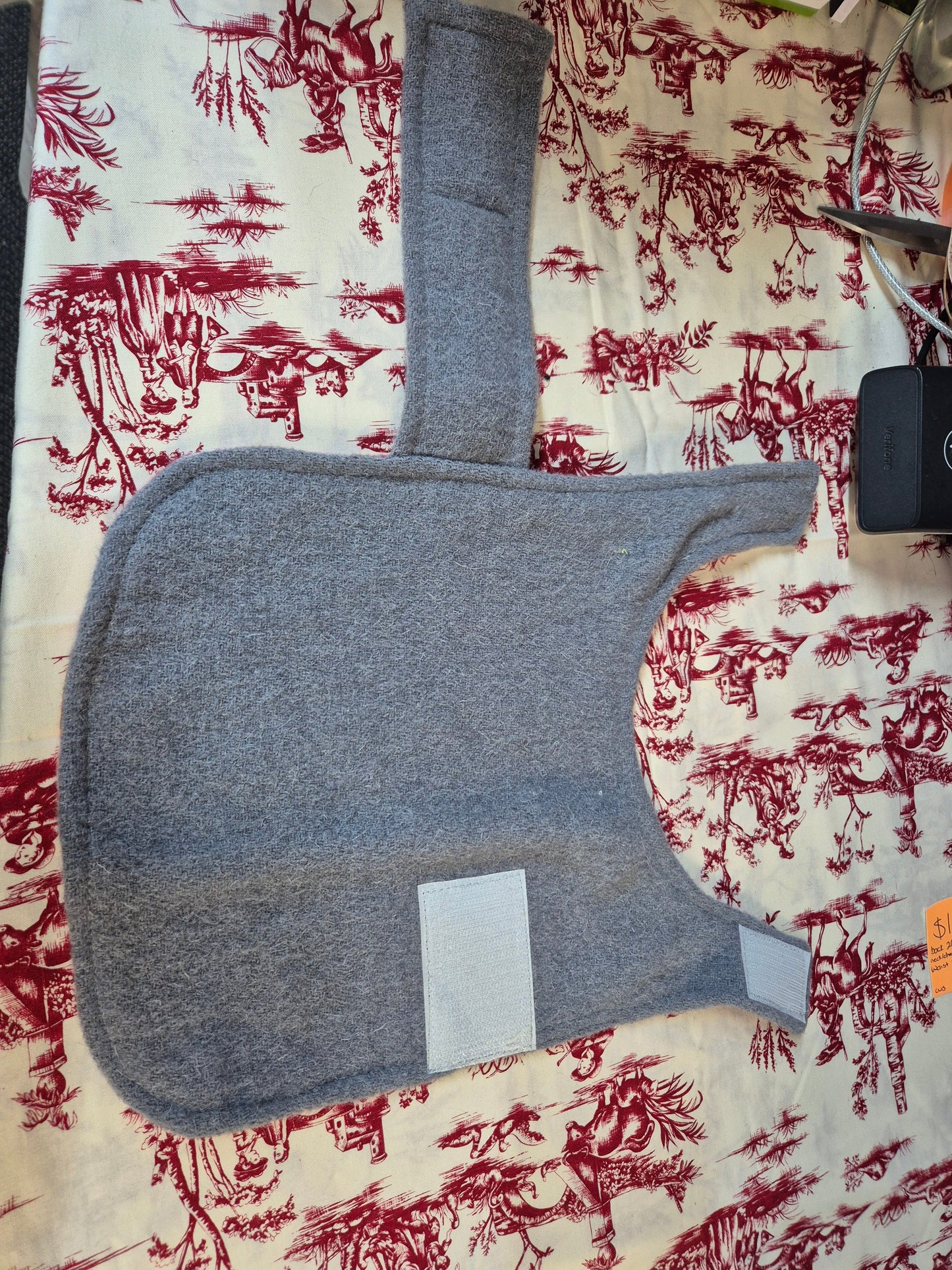 Recycled Wool Blanket Dog Coat 41cm #86