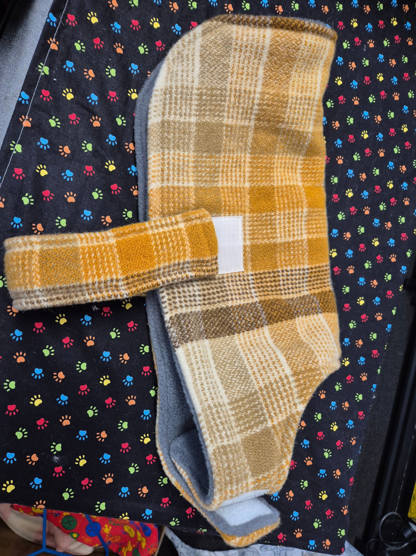 Recycled Wool Blanket Dog Coat 40cm #82