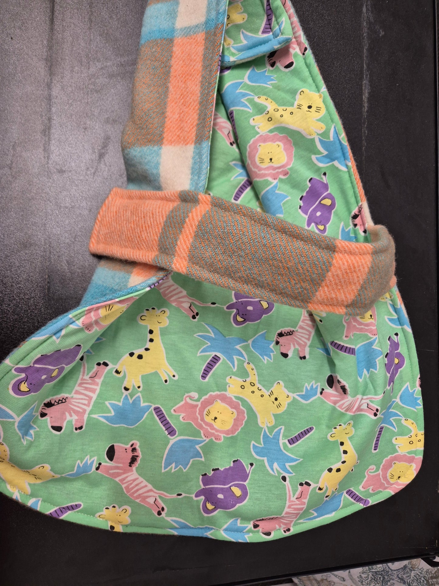 Recycled Wool Blanket Dog Coat 41 cm #75