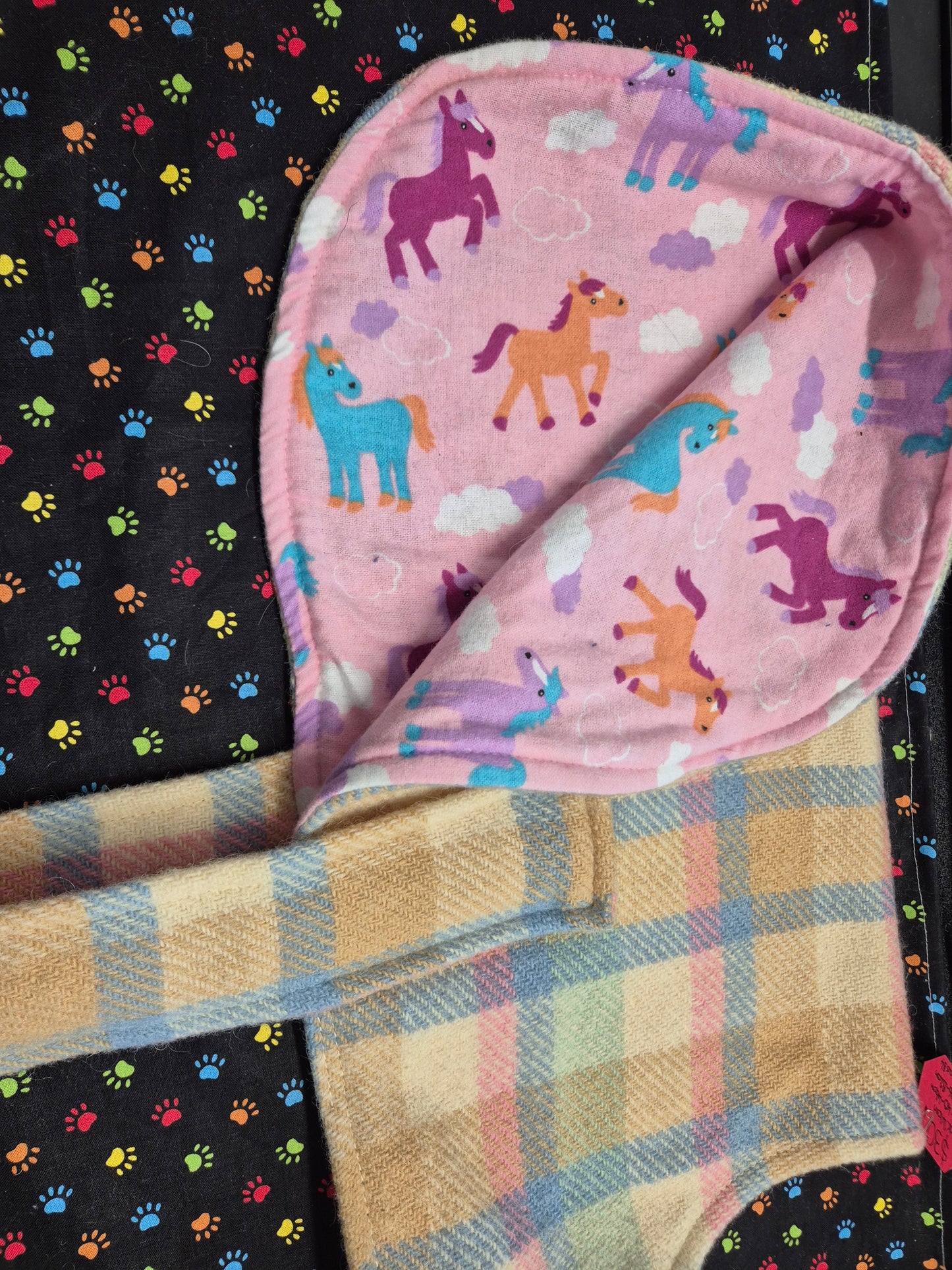 Recycled Wool Blanket Dog Coat 41cm #84