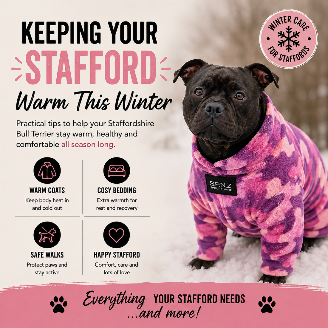 Keeping Your Stafford Warm This Winter