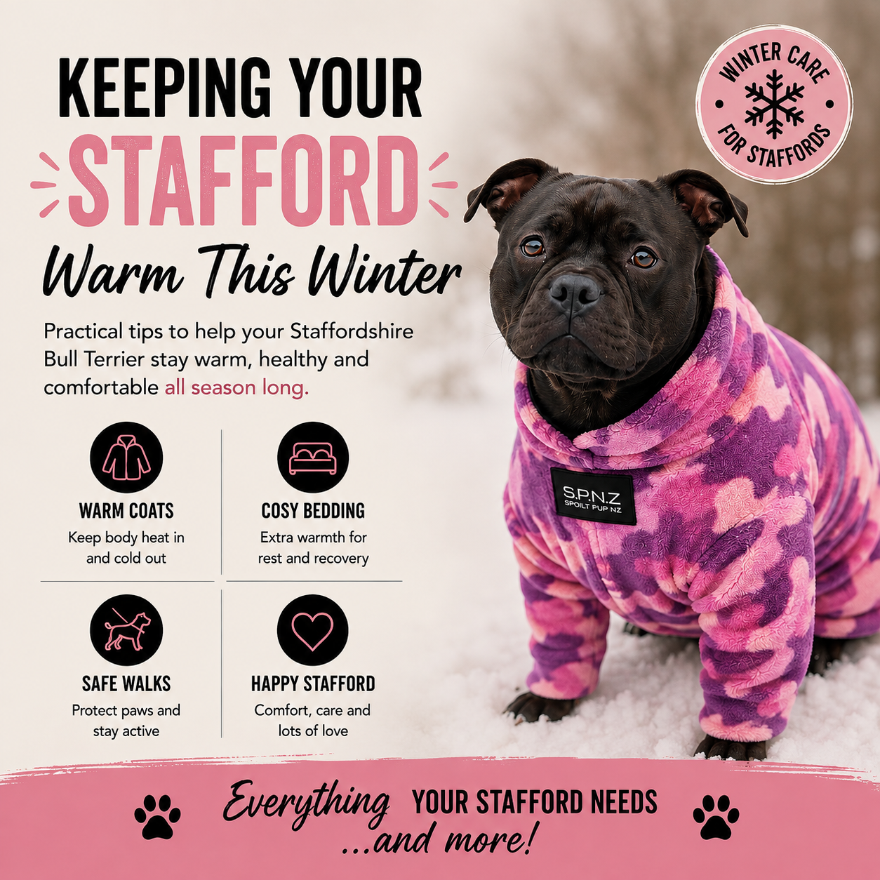 Keeping Your Stafford Warm This Winter