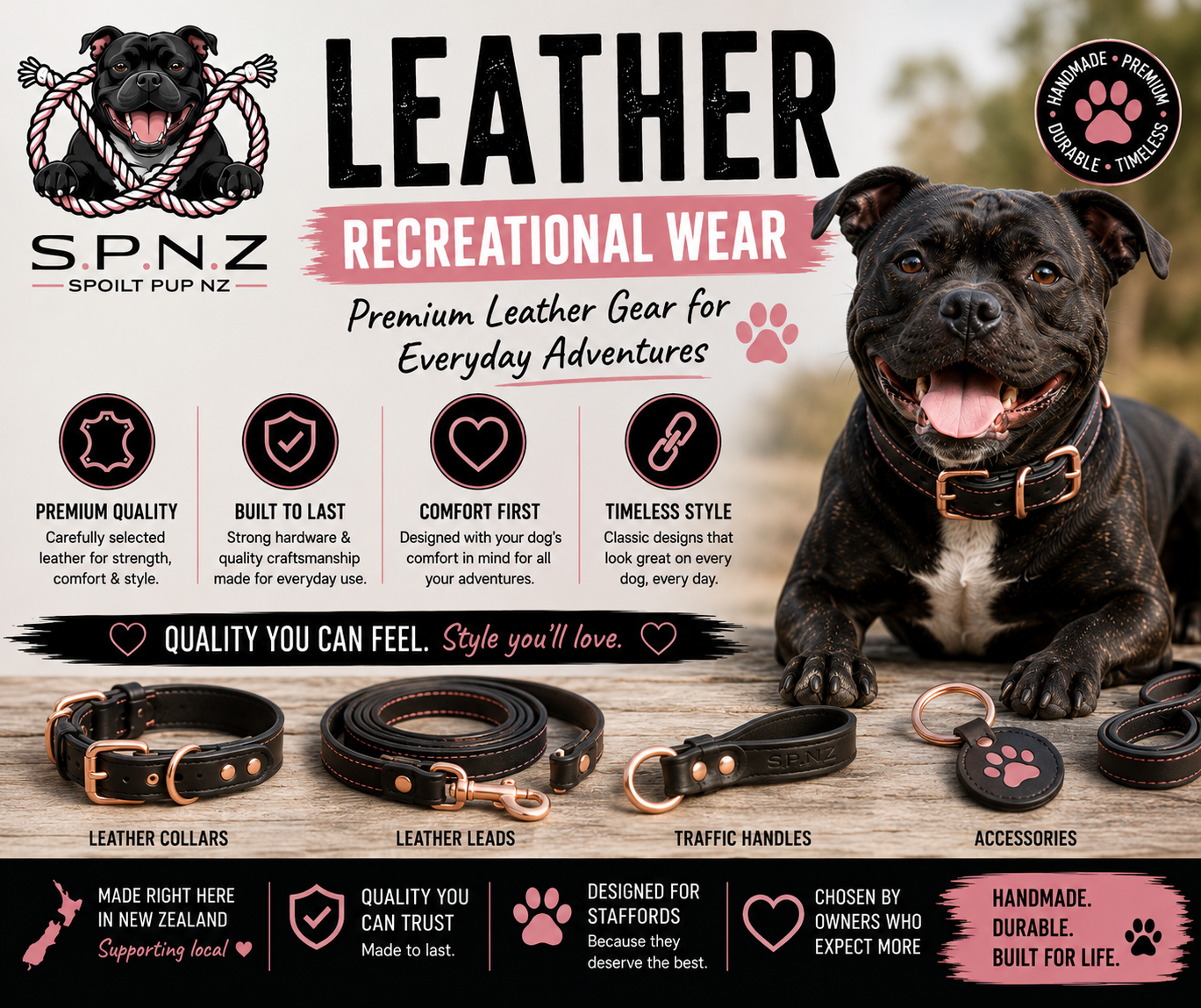 Leather Recreational Wear