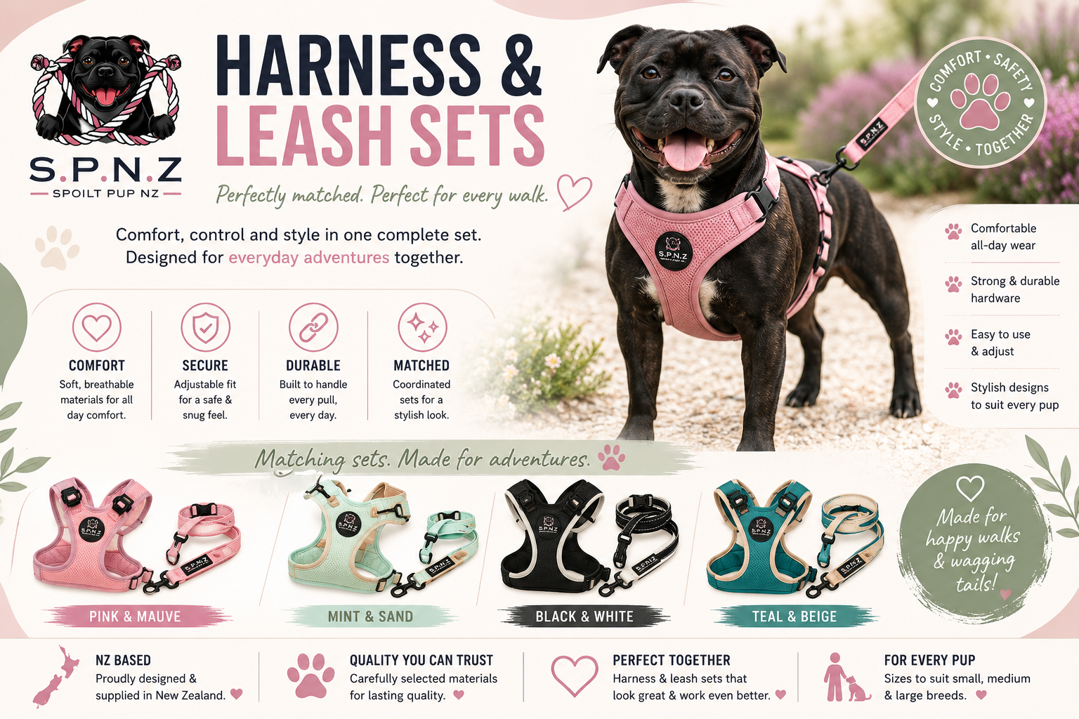 Harness & Leash sets