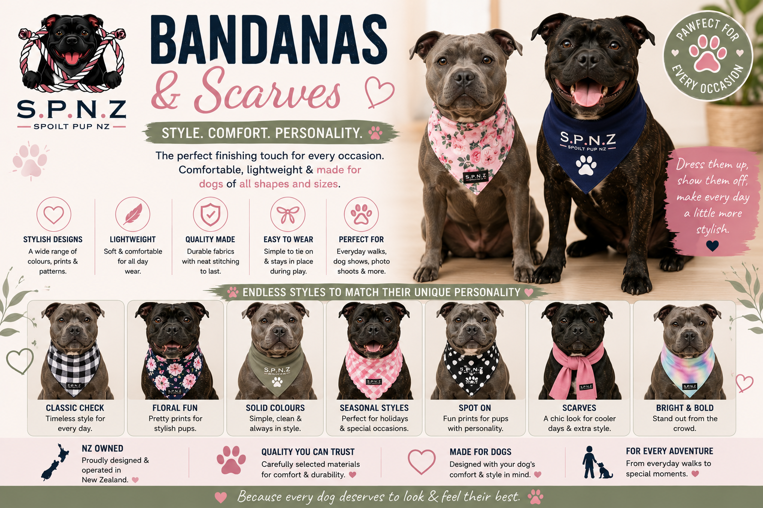 Bandanas & Scarves