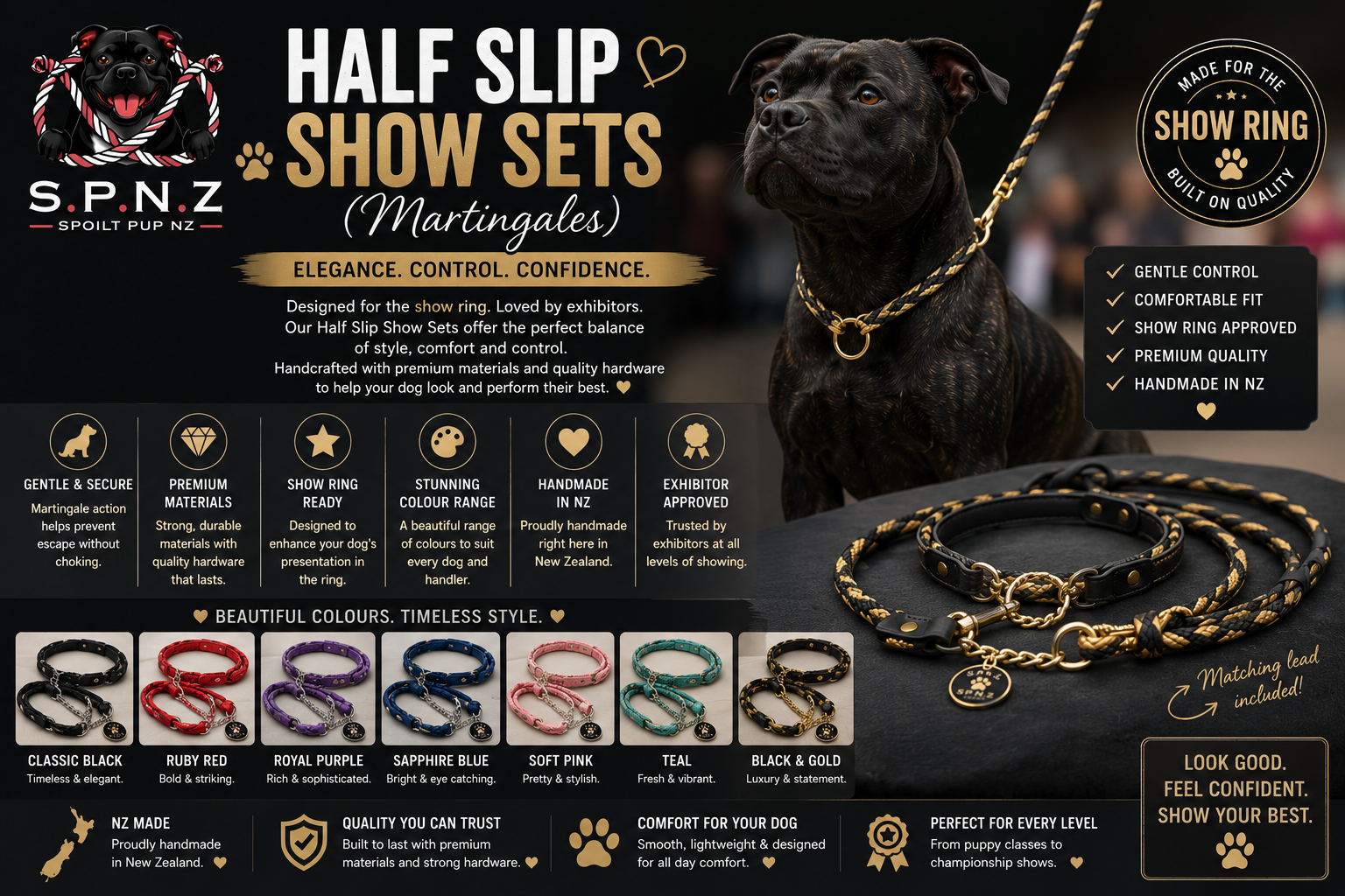 Half Slip Show Sets (Martingales)