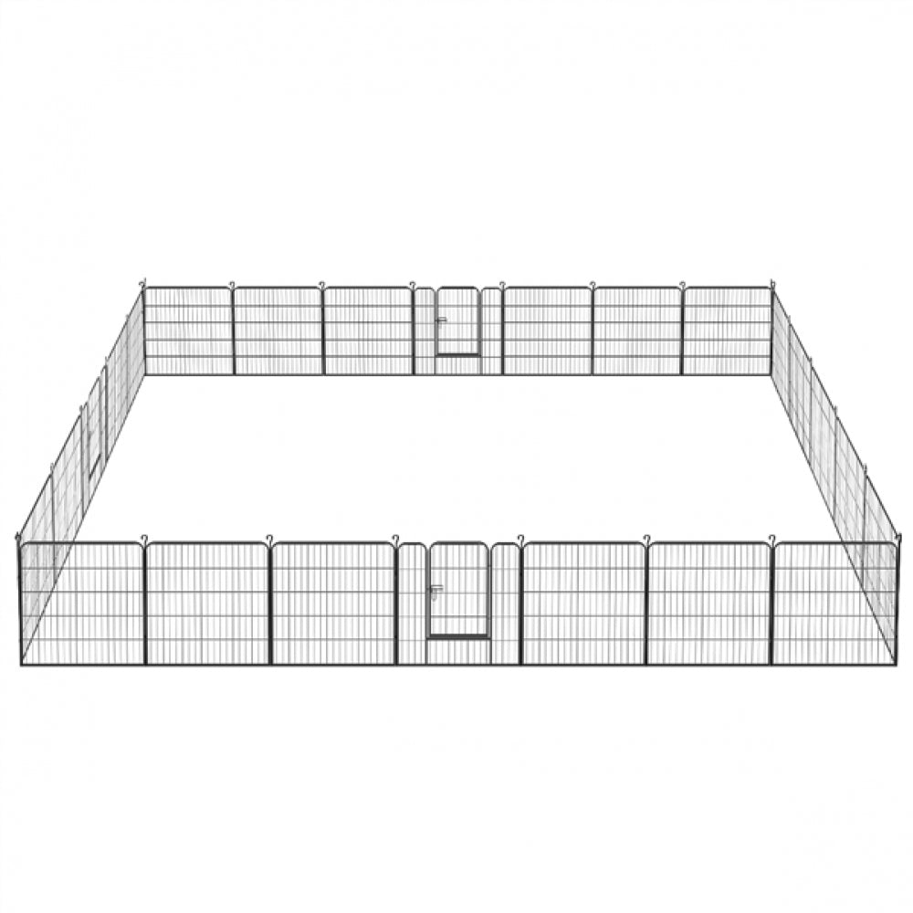 24 Panels Heavy Duty Dog Pen 19.2 Metre Length Overall