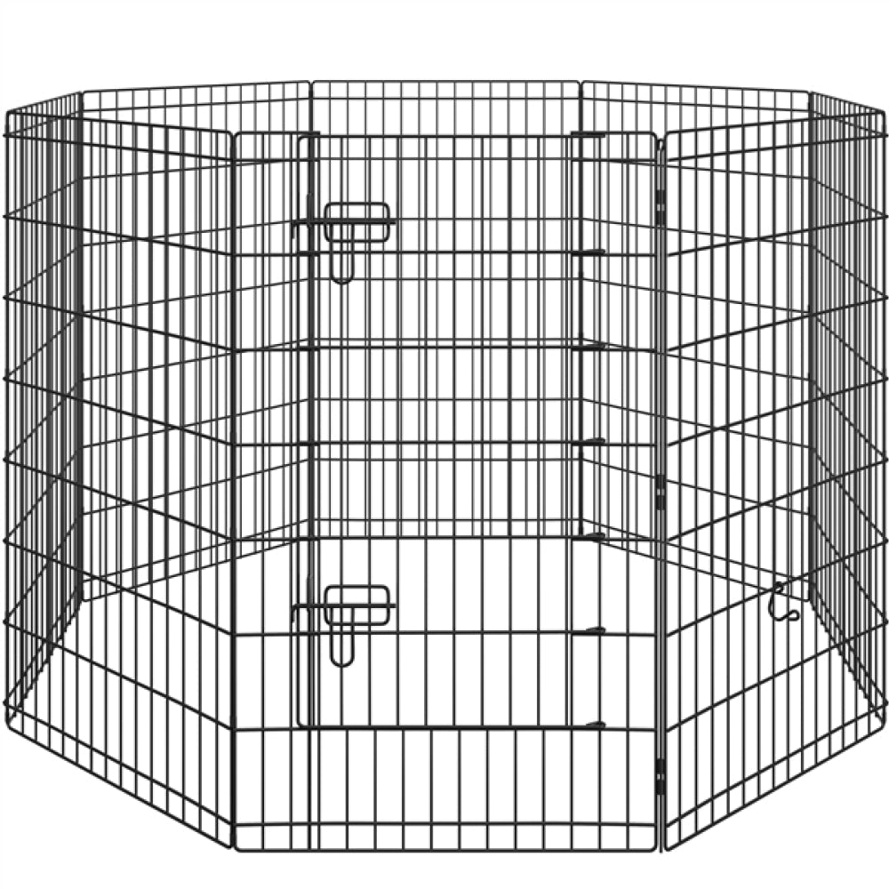 8 Panel Foldable Metal Dog Exercise Pen