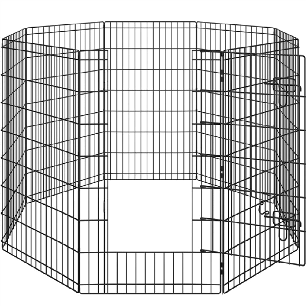 8 Panel Foldable Metal Dog Exercise Pen