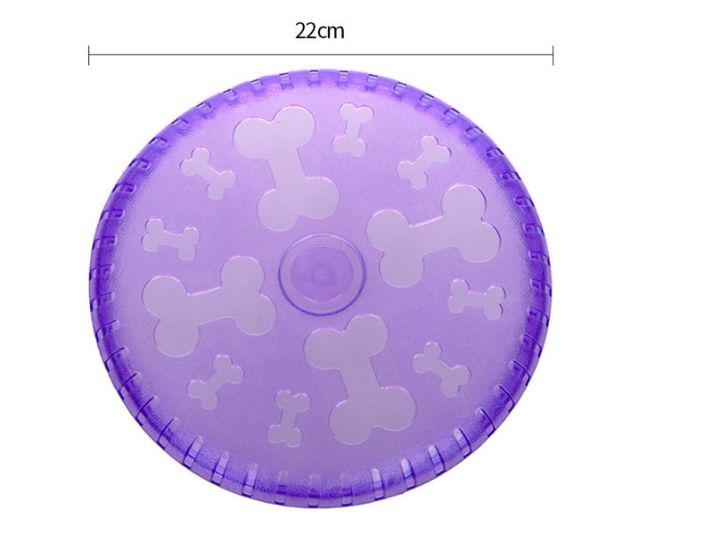 New Frisbee Flying Disc Tooth Resistant Outdoor Pet Dog Training Fetch Toy