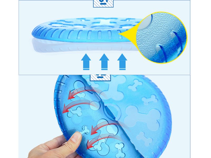 New Frisbee Flying Disc Tooth Resistant Outdoor Pet Dog Training Fetch Toy