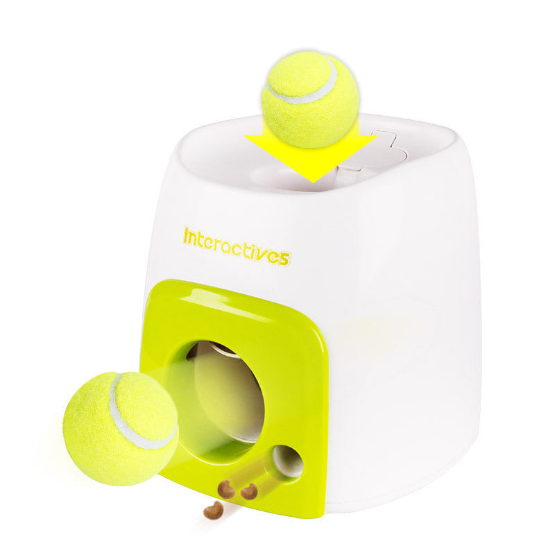 Tennis Rolling Ball Roll Out Machine Pet Dog Interactive Toys Machine