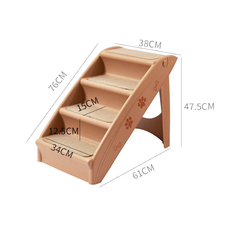 Pet Safe CozyUp Folding Dog Stairs - Pet Stairs for Indoor/Outdoor Beige