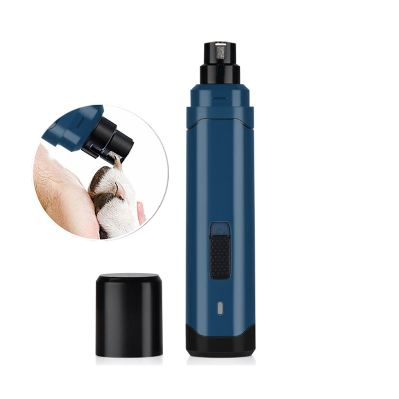Dog Nail Grinder with LED Light - Upgraded 2-Speed Electric Pet Nail Trimmer B