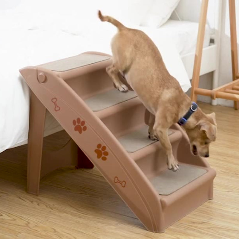 Pet Safe CozyUp Folding Dog Stairs - Pet Stairs for Indoor/Outdoor Beige