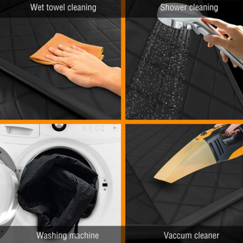 Back Seat Standard Dog Hammock Cover for Car w/ Mesh Window, Waterproof, Nonslip