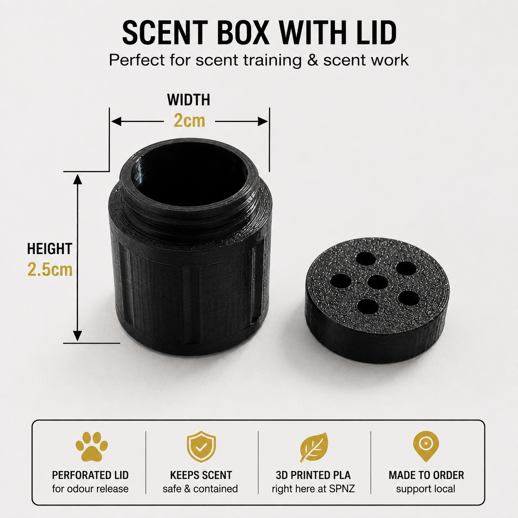 Dog Scent Training Box with Lid | Nose Work | SPNZ