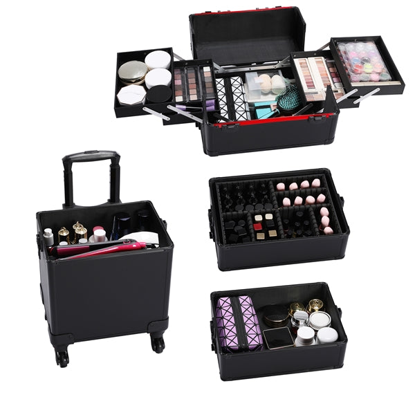 4-in-1 Aluminum Cosmetic Case