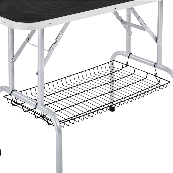 Foldable Pet Grooming Table Stainless Steel Arm Frame Height Adjustable