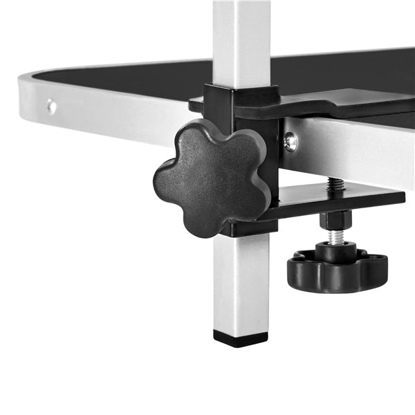 Foldable Pet Grooming Table Stainless Steel Arm Frame Height Adjustable