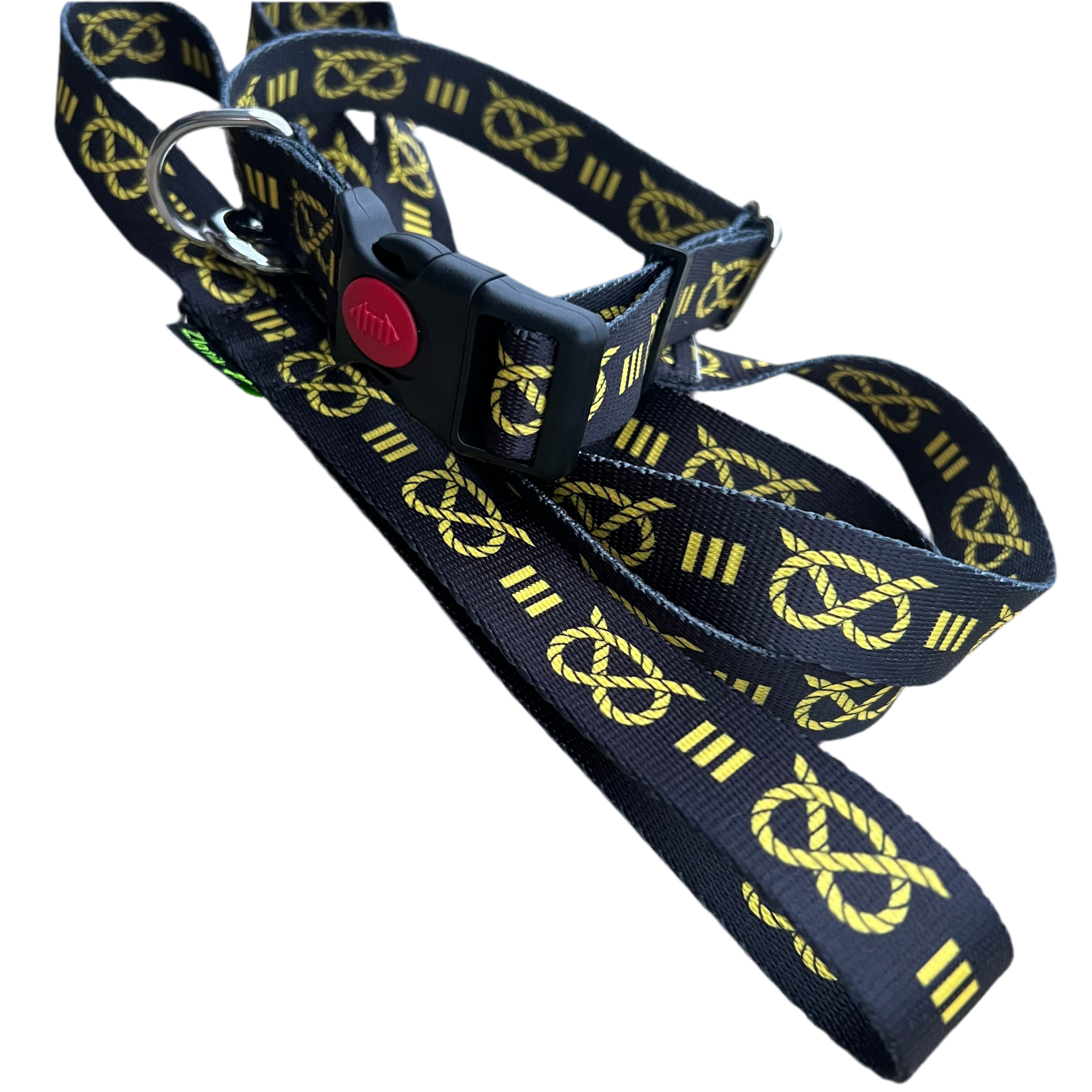 Staffordshire Bull Terrier Collar & Leash Set – Adjustable Puppy Collar (32–42cm)