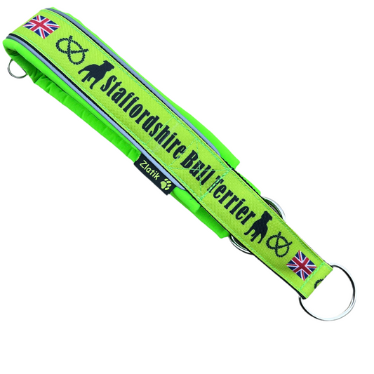 Lime Green Soft Martingale Collar