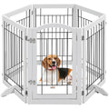 6-Panel Pet Puppy Safety Fence with 3 Support Feet