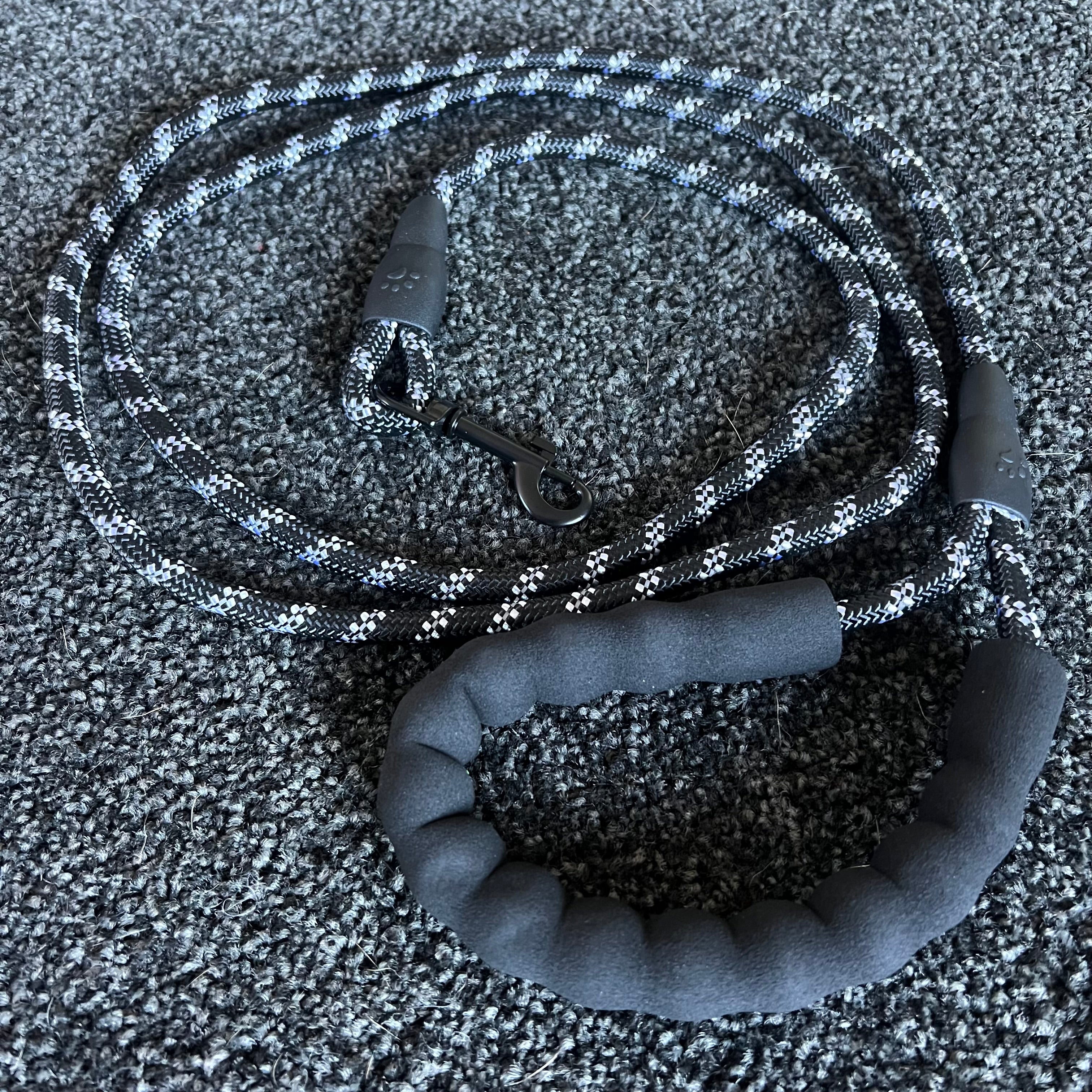 Reflective Leash, Black 200cm