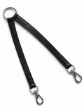 Handmade NZ Leather Dual Lead | Heavy Duty Dog Coupler