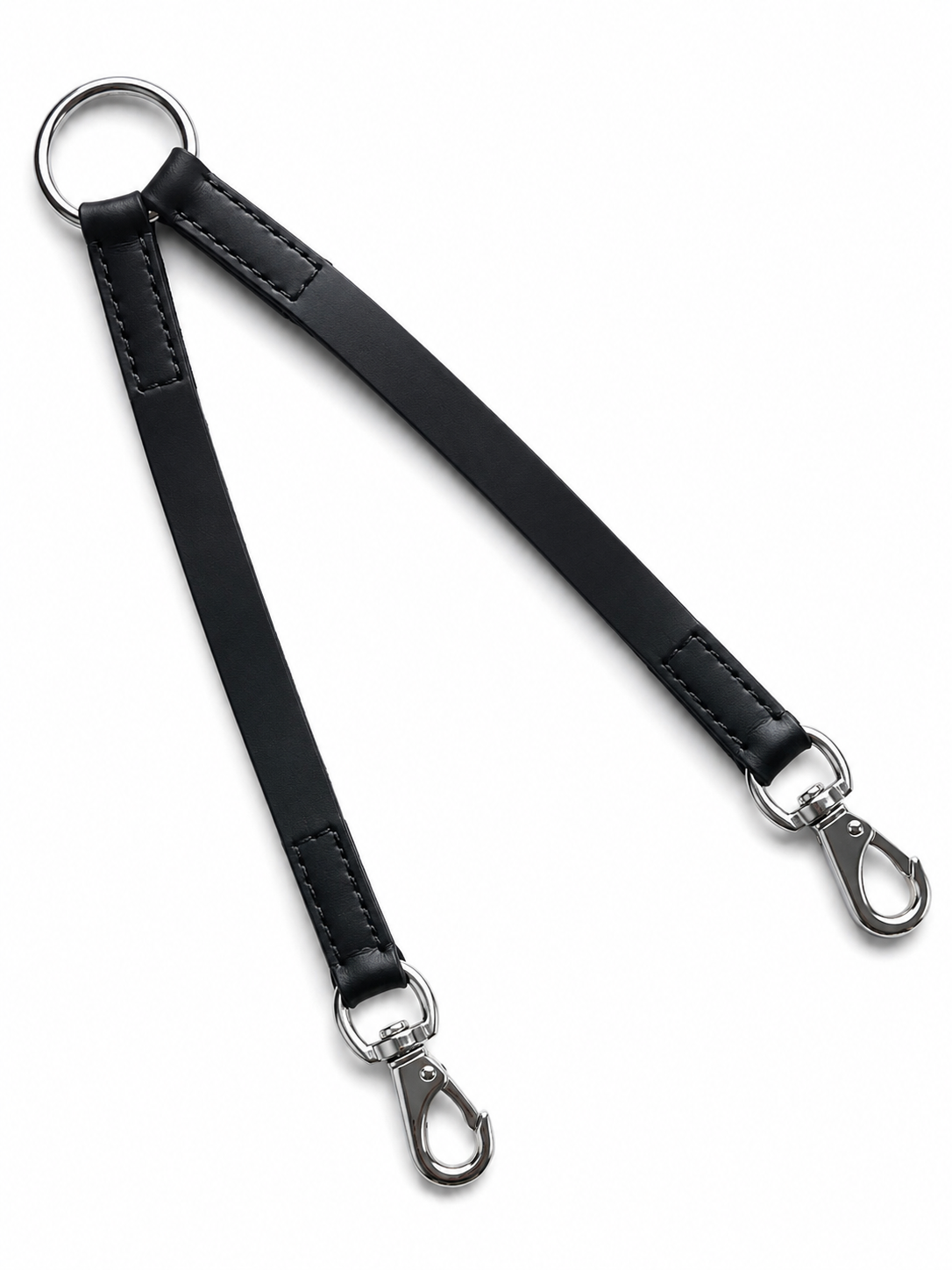 Handmade NZ Leather Dual Lead | Heavy Duty Dog Coupler