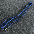 Rope Leash Black & Blue 125cm / 2cm
