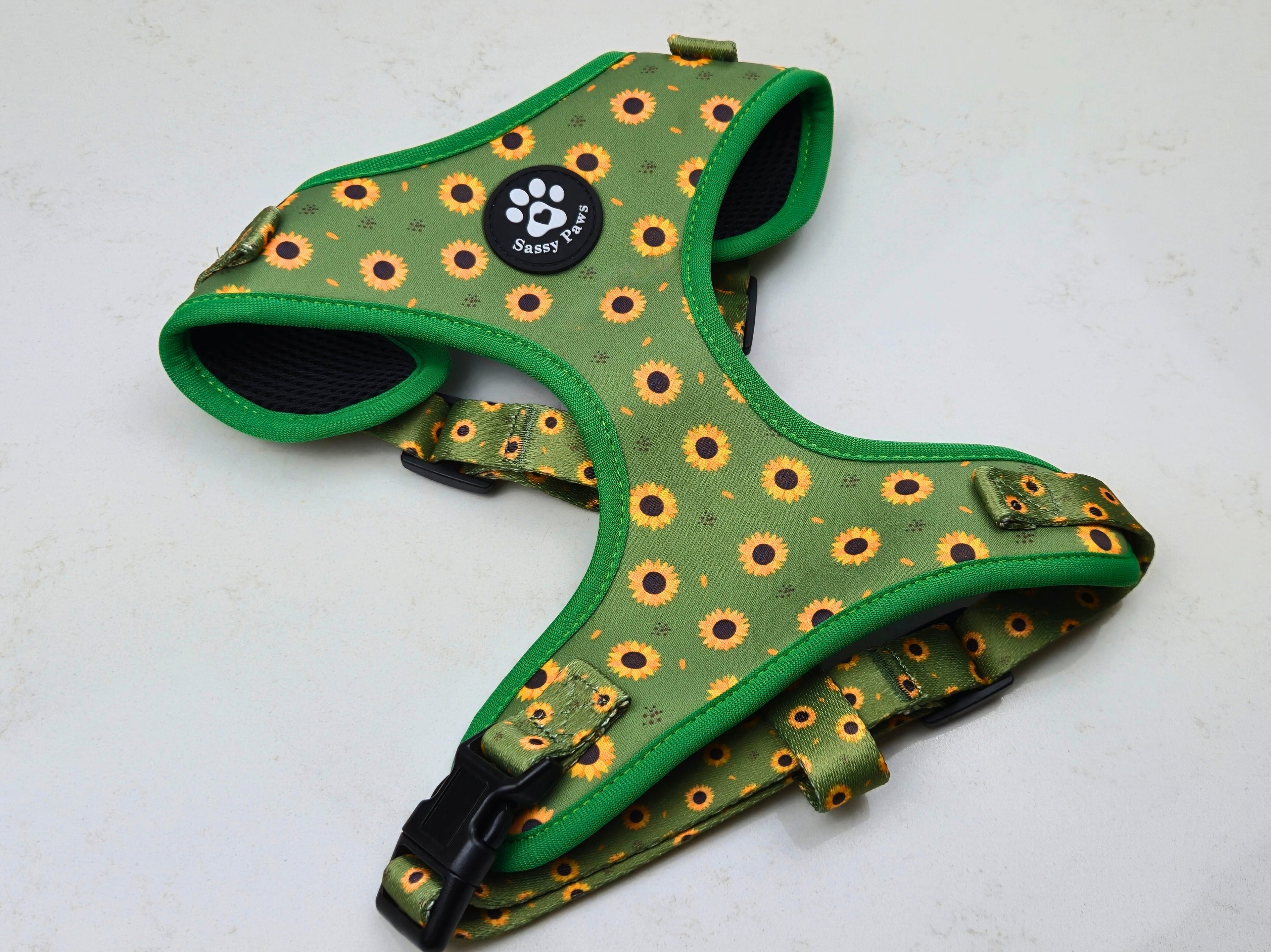 Adjustable Dog Harness - Sunflower Bloom