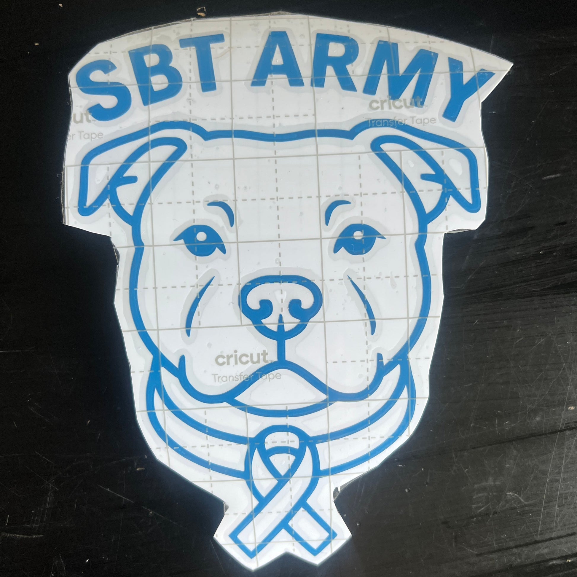 Staffy, Staffordshire Bull Terrier, SBT, Show Collar, Staffie, SBT Army SBT Army Decal, Stafford Decal, Staffordshire Bull Terrier Decal