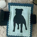Staffy, Staffordshire Bull Terrier, SBT, Show Collar, Staffie, Stafford show ring armband, Stafford show ring clip