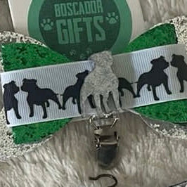 Staffy, Staffordshire Bull Terrier, SBT, Show Collar, Staffie, Stafford show ring armband, Stafford show ring clip