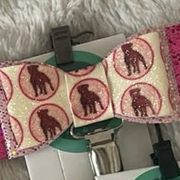 Staffy, Staffordshire Bull Terrier, SBT, Show Collar, Staffie, Stafford show ring armband, Stafford show ring clip