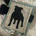 Staffy, Staffordshire Bull Terrier, SBT, Show Collar, Staffie, Stafford show ring armband, Stafford show ring clip