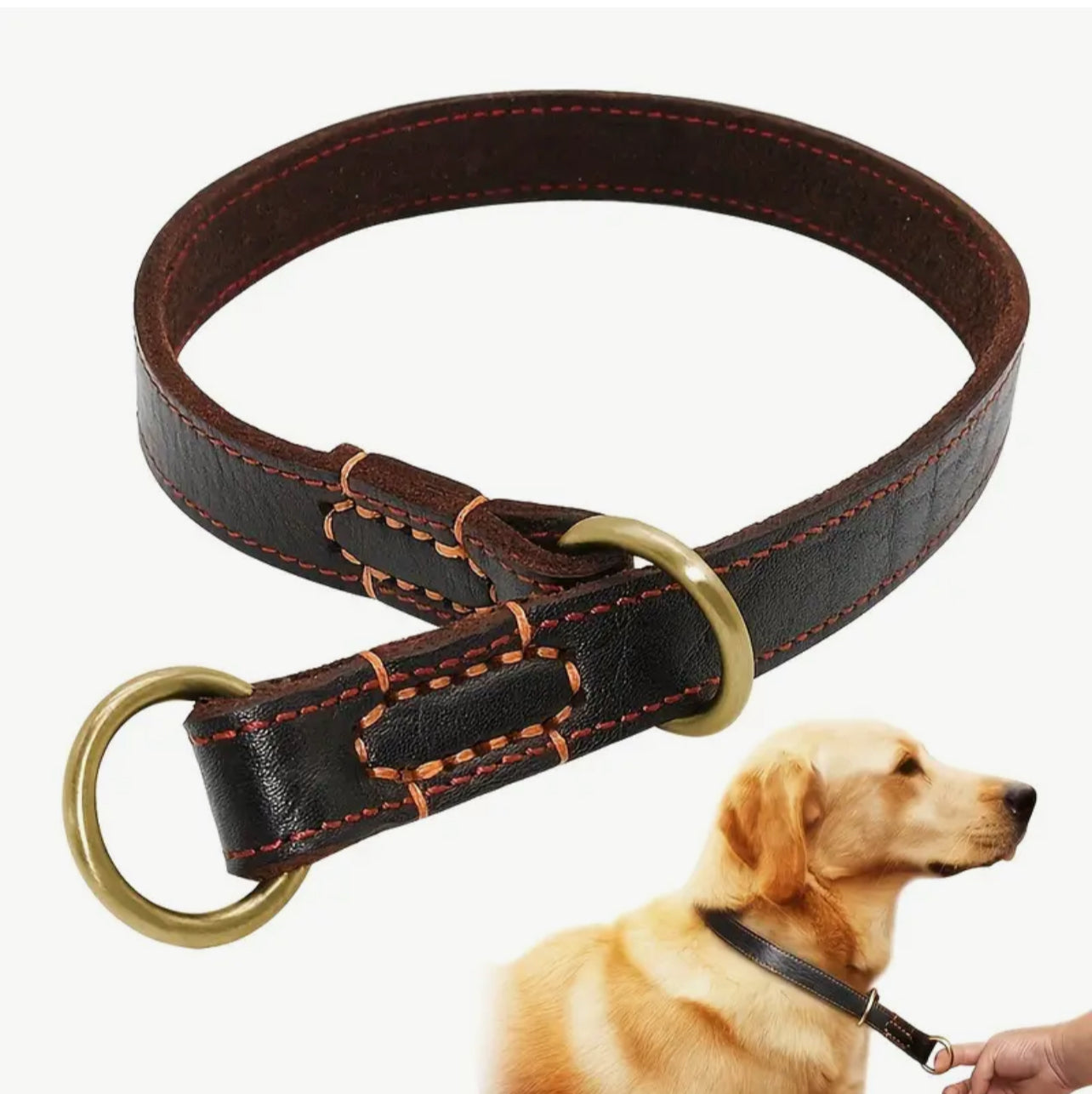 Large Dog Breeds, Leather Collar, Mastiff, Rottweiler, German Shepherd Leather Collar