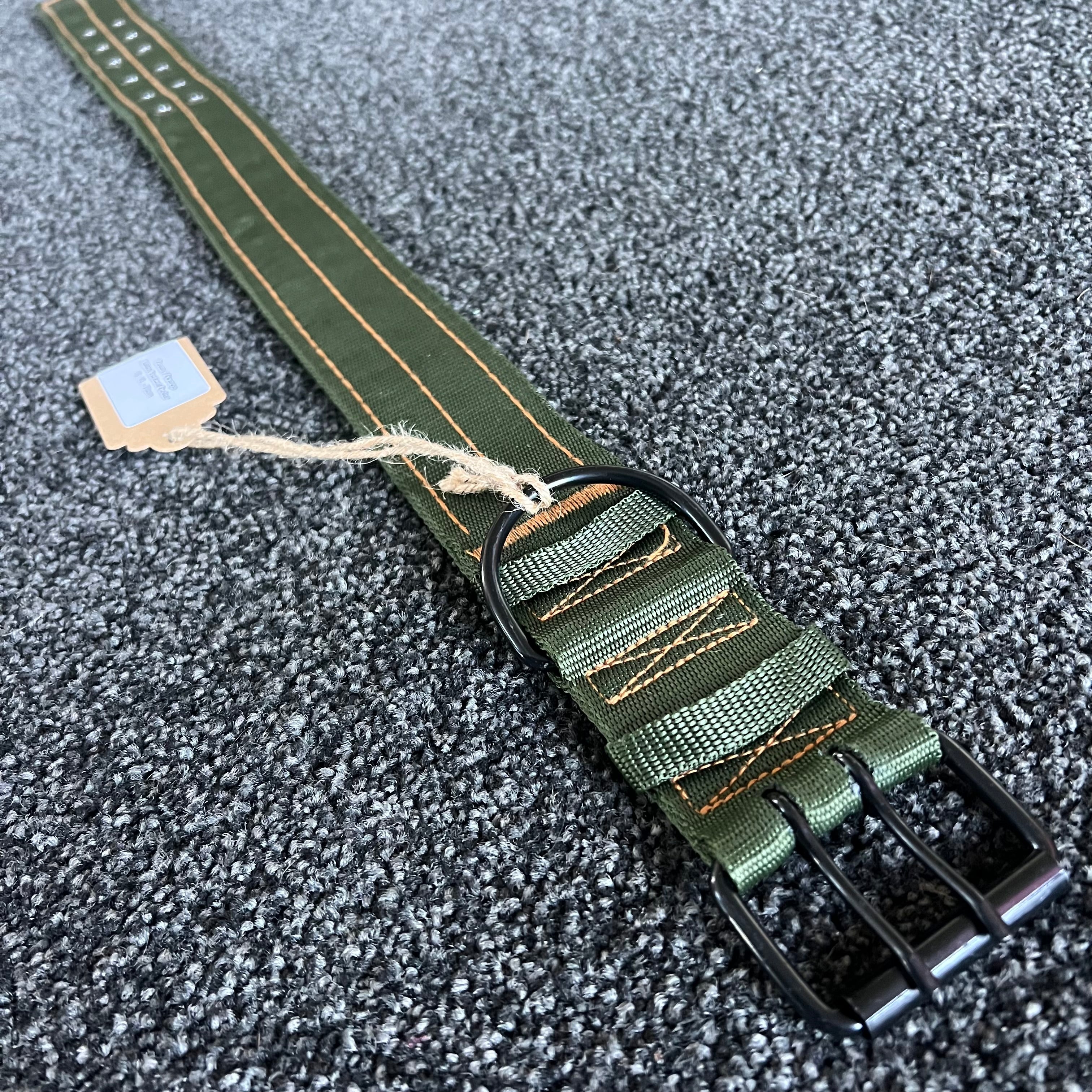 Green / Orange Stitch Tactical Collar 37-53cm