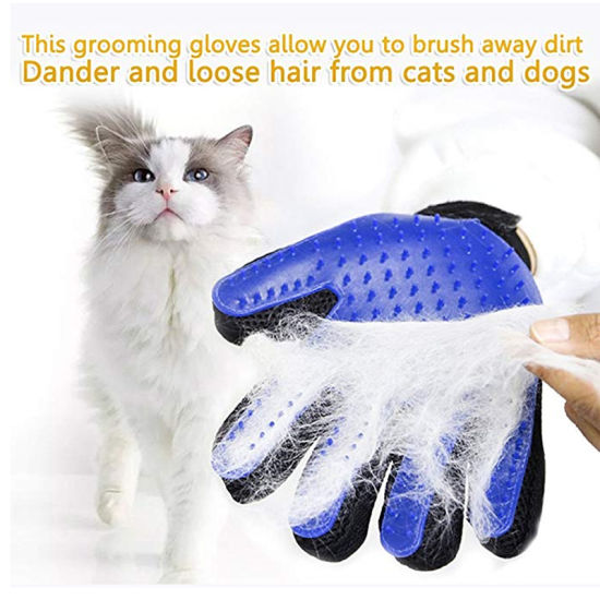 2 Pairs Pet Grooming Gloves