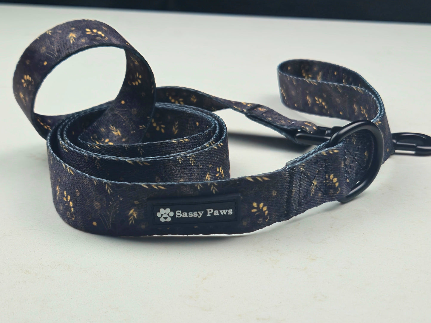 Dog Lead - Midnight Blossom